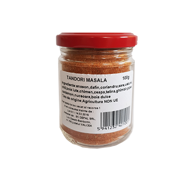 Tandoori masala (condiment) - 100 g imagine produs 2021 Asklipios